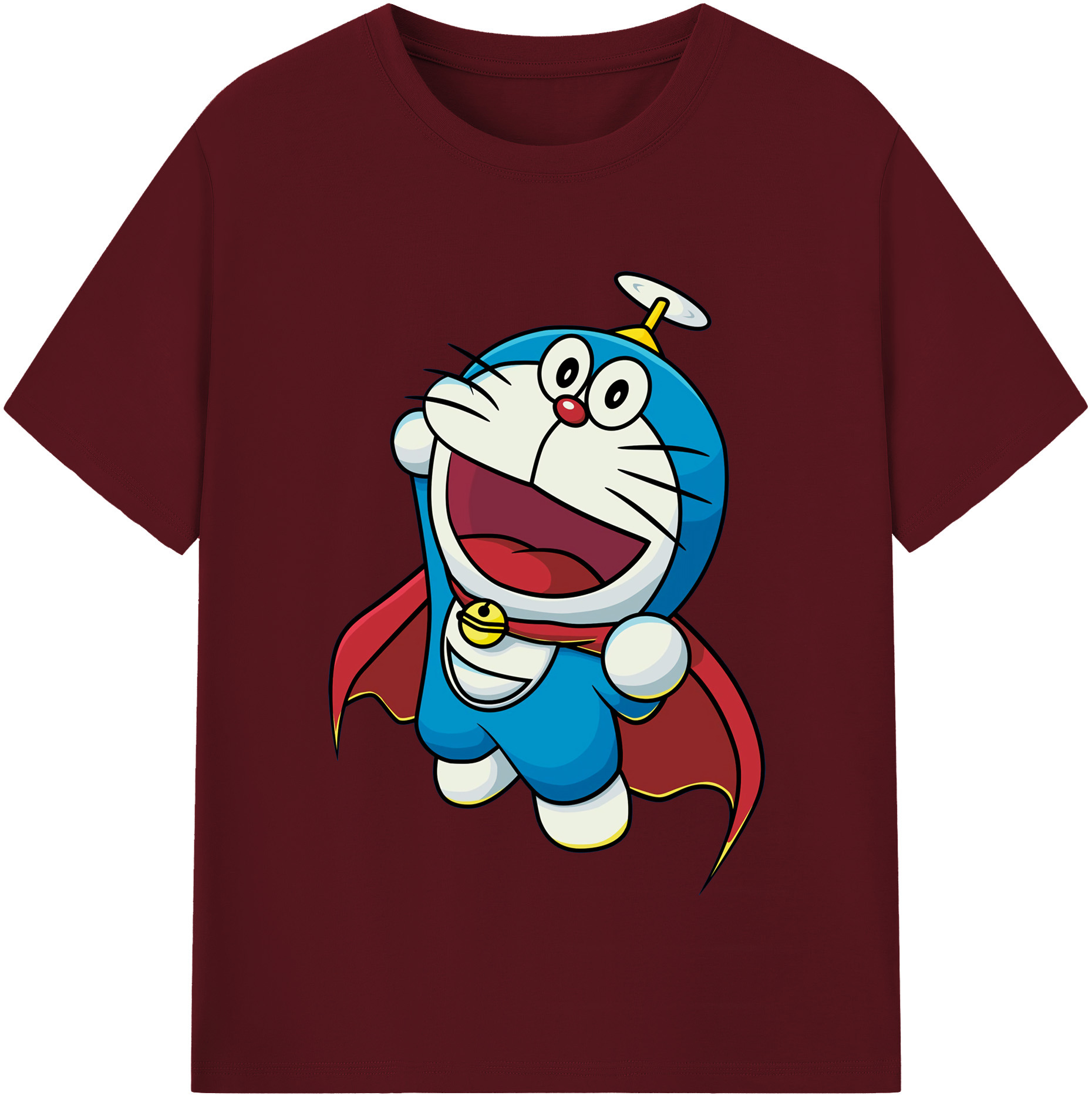 （画像用） ドラえもん Doraemon 綿100％半袖Tシャツ（フロントプリント）